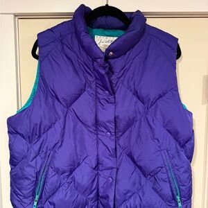 Vintage L.L. Bean Women's Purple Quilted Vest